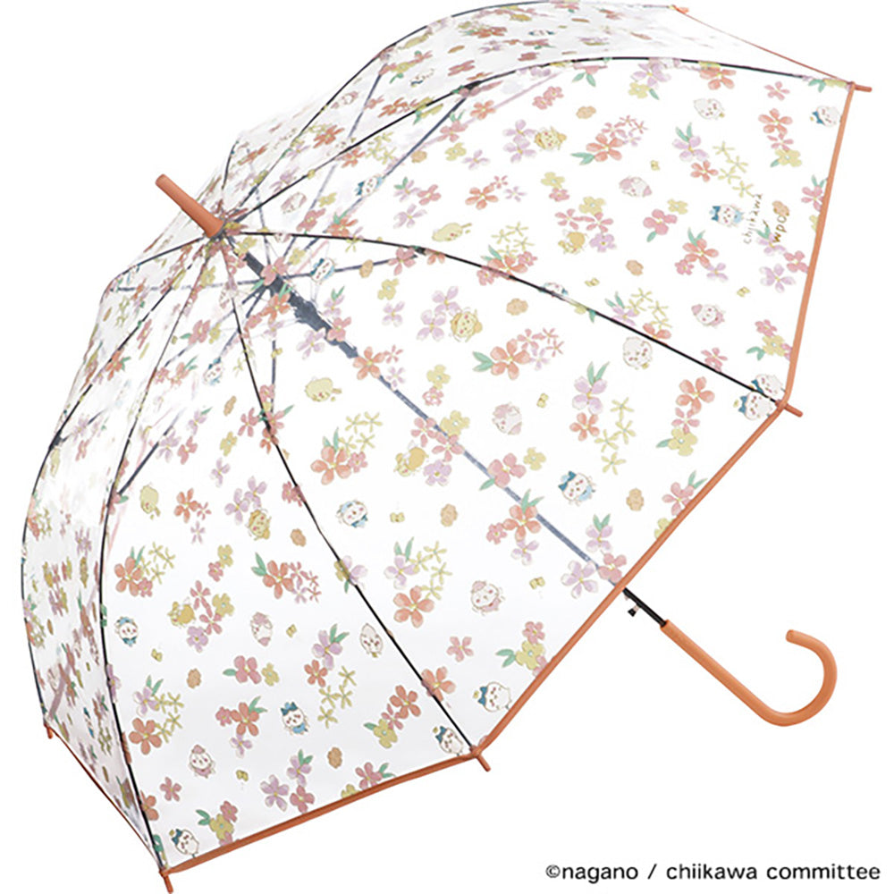 吉伊卡哇 塑膠雨傘（妖精圖案 橙色） ちいかわ ビニール傘（妖精柄 OR）