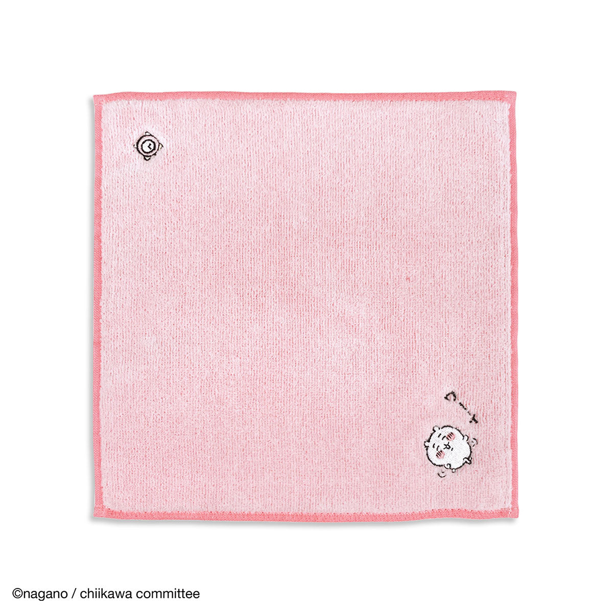 吉伊卡哇 小毛巾手帕（故事 粉紅色） ちいかわ ミニタオルハンカチ（おはなし ピンク）