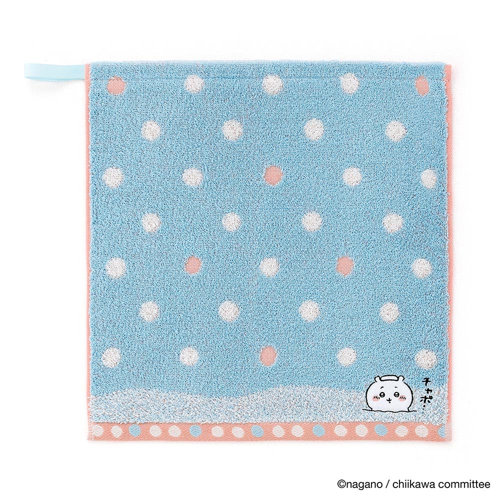 吉伊卡哇 洗臉巾（藍色浴室） ちいかわ ウォッシュタオル（お風呂 ブルー）