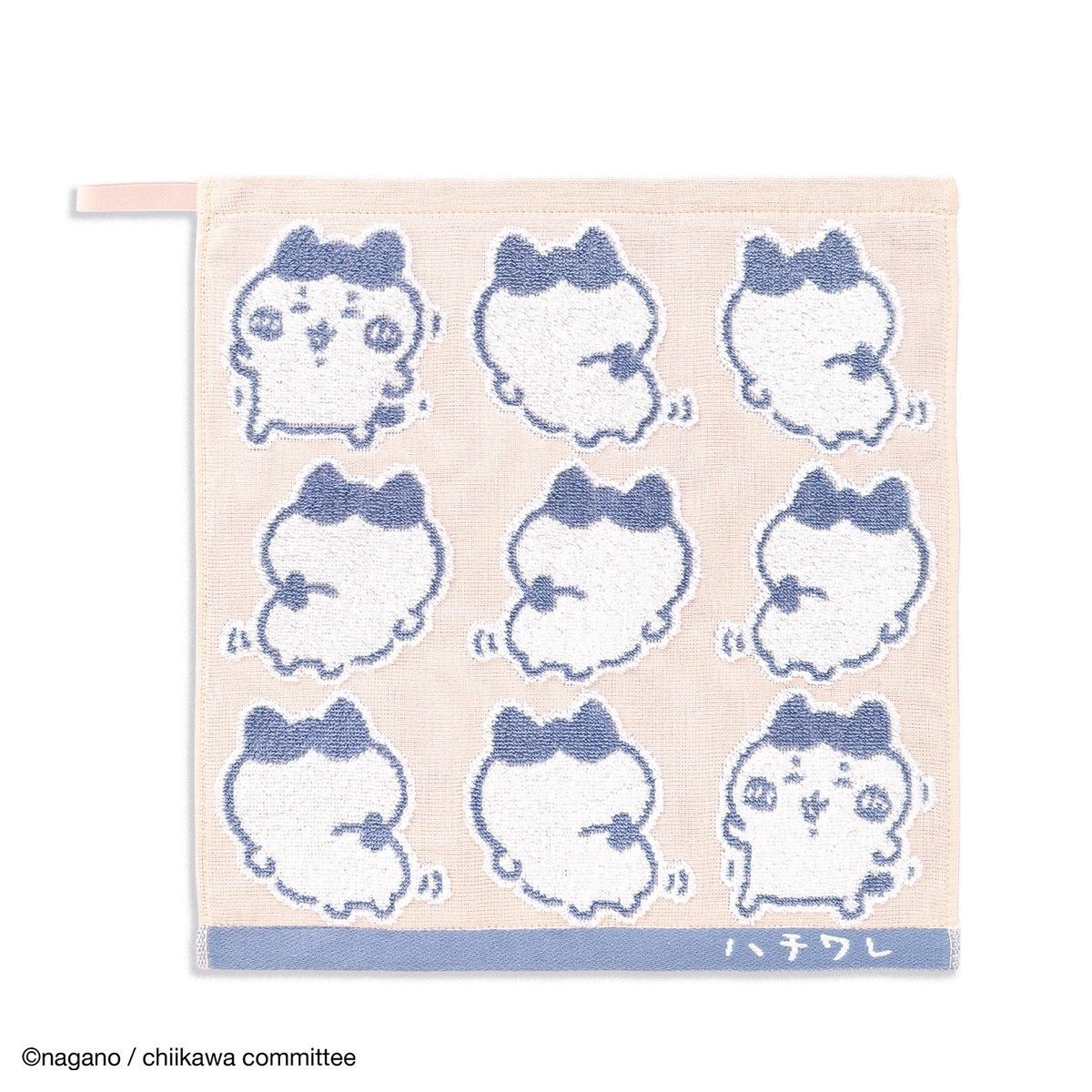 吉伊卡哇 吊環洗臉巾（黃色 粉紅色） ちいかわ ループ付きウォッシュタオル（イエ― ピンク）