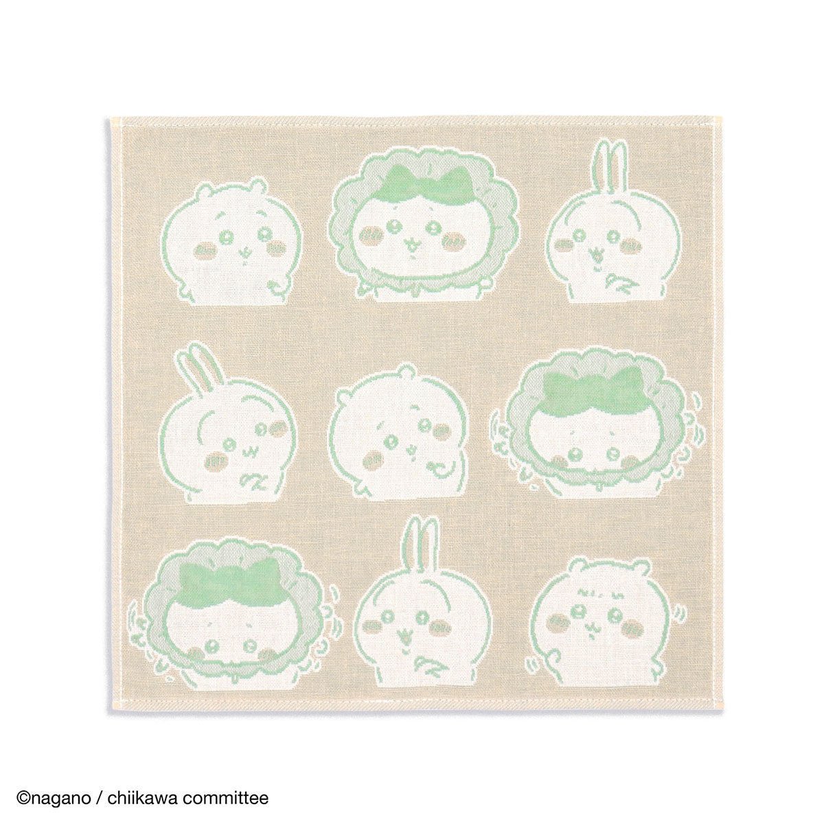 吉伊卡哇 洗臉毛巾（防濺護罩 粉色） ちいかわ ウォッシュタオル（汁はねガード ピンク）