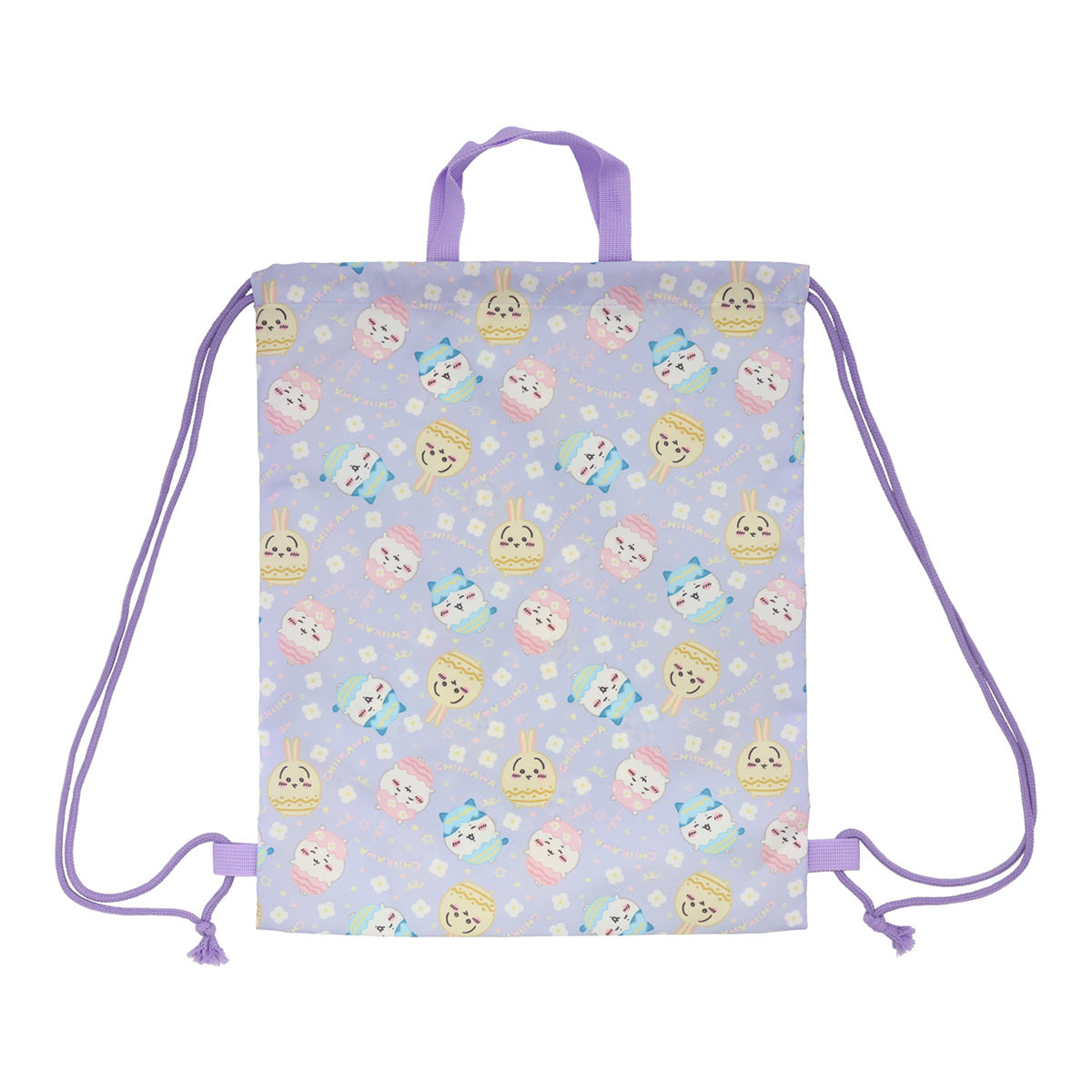 吉伊卡哇 総柄抽繩袋 PL ちいかわ ナップサック PL