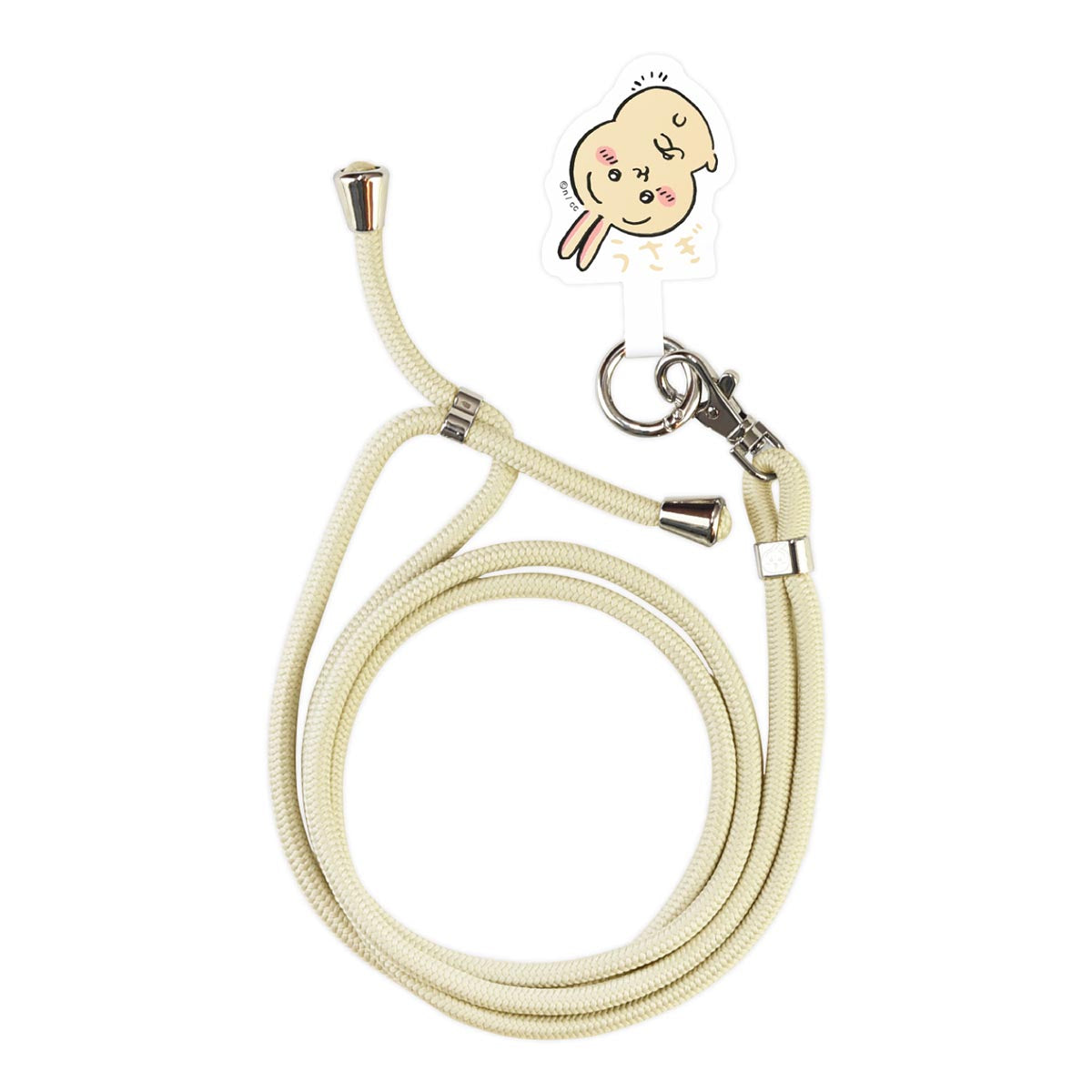 吉伊卡哇 多功能環加掛繩組（兔兔） ちいかわ マルチリングプラス ストラップセット（うさぎ）