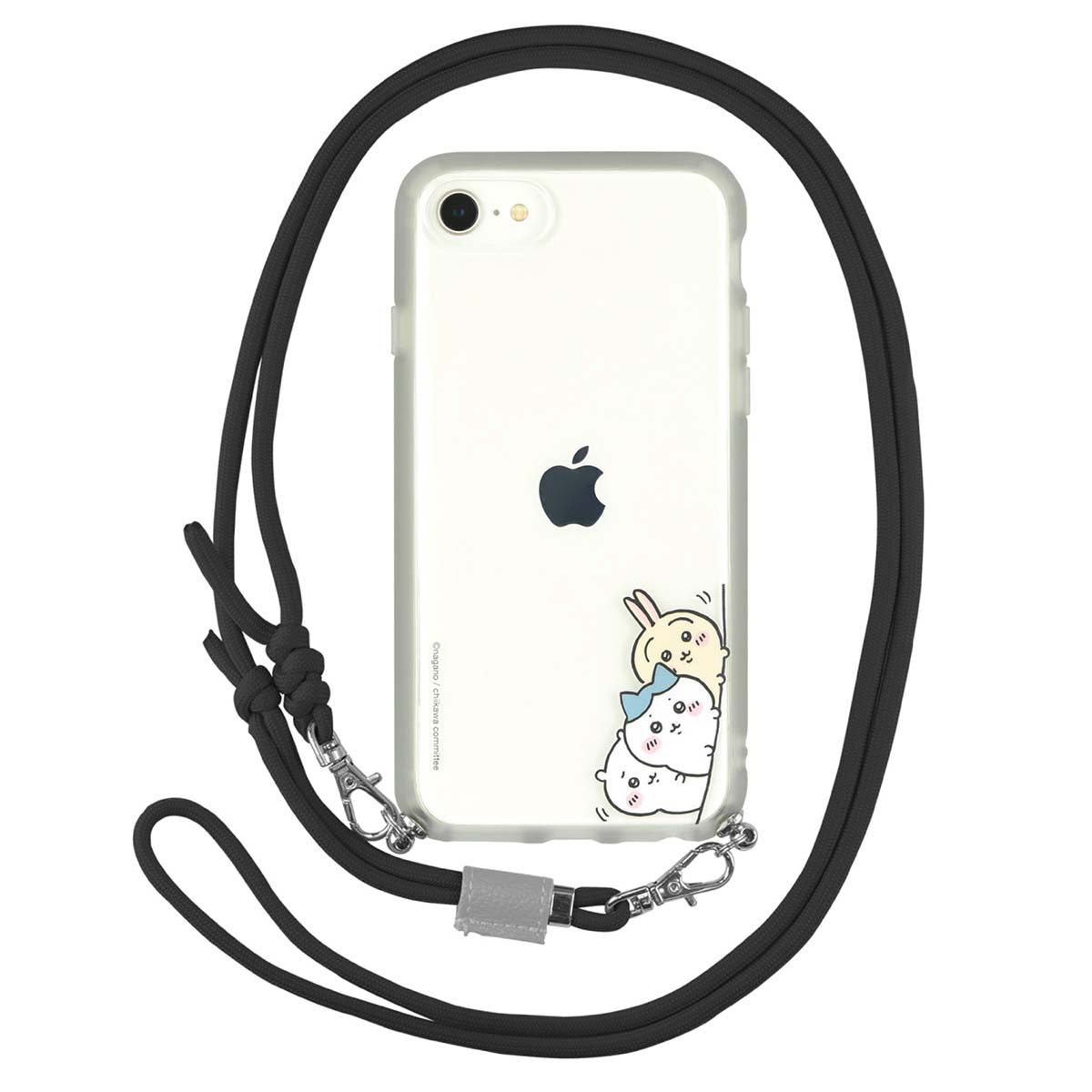 吉伊卡哇 IIIIfit Loop iPhone专用手机壳（突然出现） ちいかわ IIIIfit Loop iPhone対応 ケース（ひょっこり）