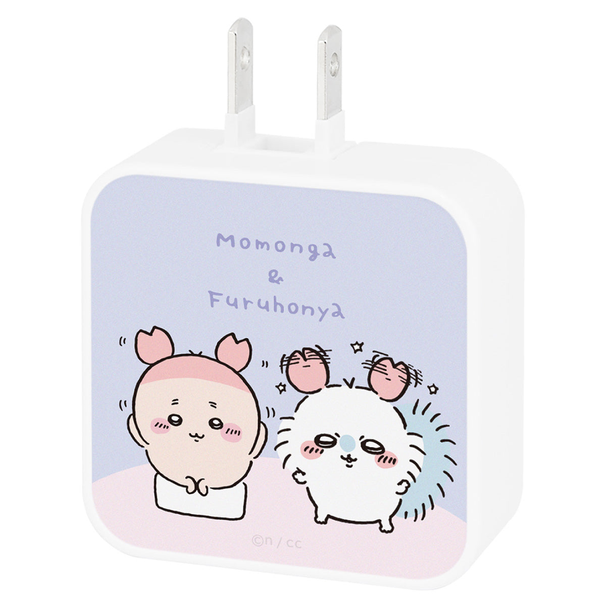 吉伊卡哇 USB/USB Type-C 交流電適配器（莫莫加＆螃蟹） ちいかわ USB/USB Type-C ACアダプタ（モモンガ＆古本屋）