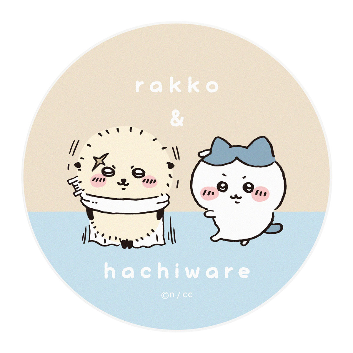 吉伊卡哇 纜線卷線盒（小八貓＆海獺） ちいかわ コードリールケース（ハチワレ＆ラッコ）