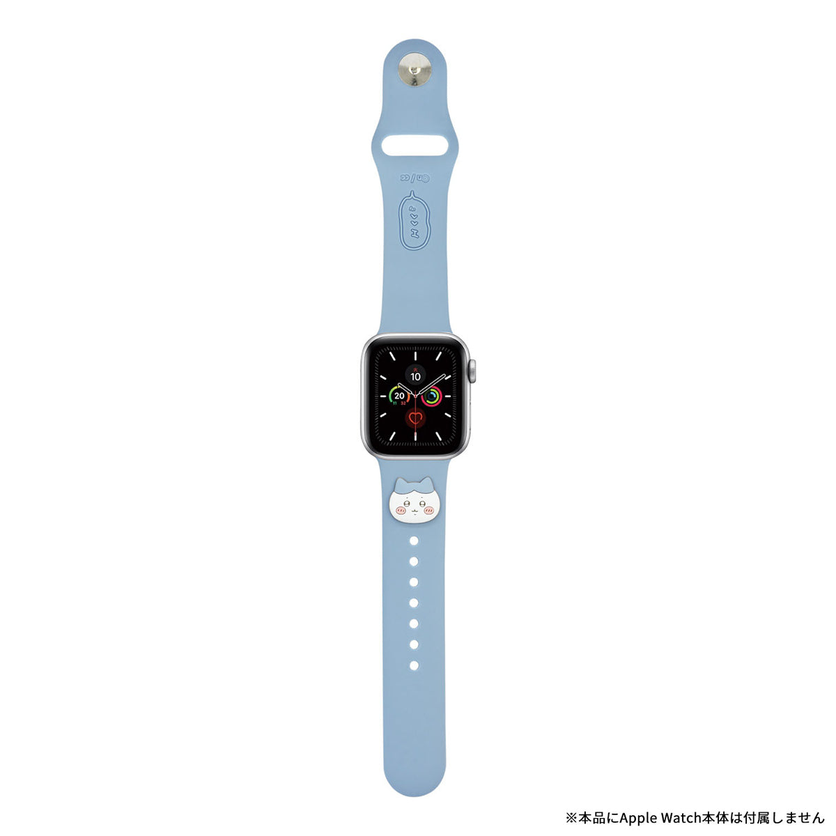 吉伊卡哇 Apple Watch 41/40/38mm 相容 矽膠錶帶（小八貓） ちいかわ Apple Watch 41/40/38mm対応 シリコンバンド（ハチワレ）