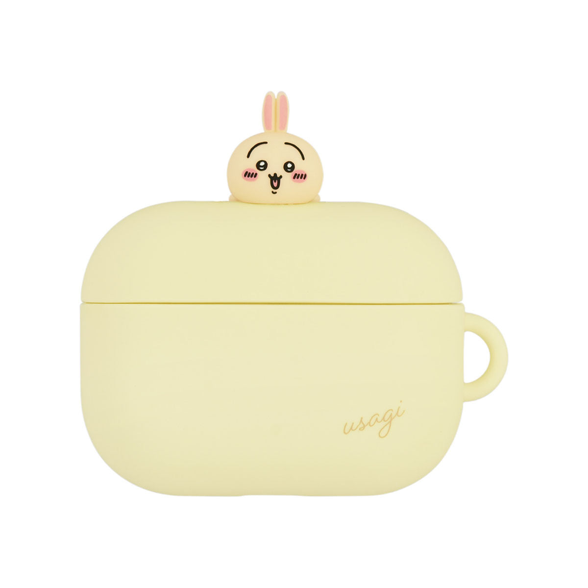 吉伊卡哇 AirPods Pro（第二代）矽膠保護殼（兔子 黃色） ちいかわ AirPods Pro（第2世代）/AirPods Pro対応 シリコンケース（うさぎイエロー）