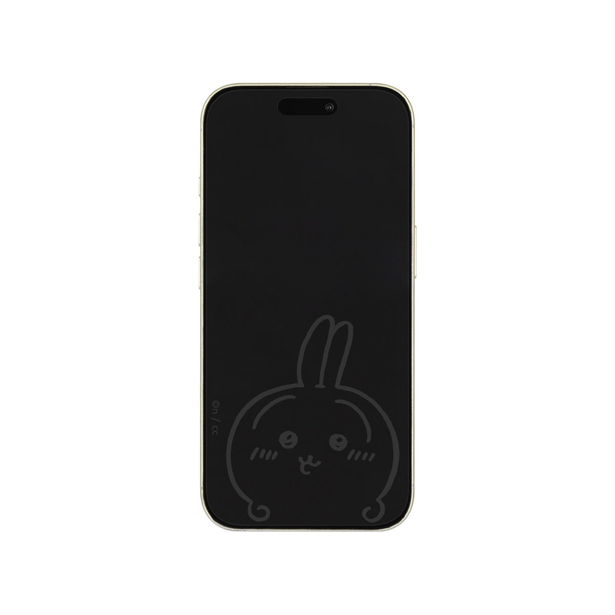吉伊卡哇 iPhone16/15/15Pro/14/14Pro/13/13Pro玻璃螢幕保護裝置貼（兔兔） ちいかわ iPhone 16/15/15Pro/14/14Pro/13/13Pro対応 ガラススクリーンプロテクター（うさぎ）