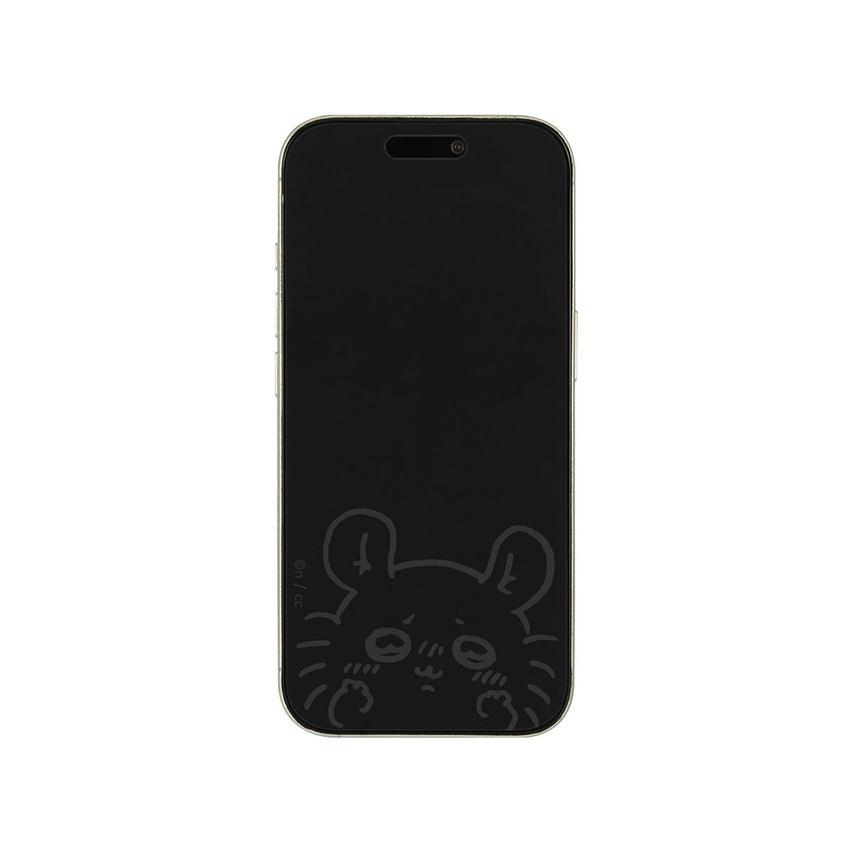 吉伊卡哇 iPhone16Pro玻璃螢幕保護裝置貼（莫莫加） ちいかわ iPhone 16Pro対応 ガラススクリーンプロテクター（モモンガ）