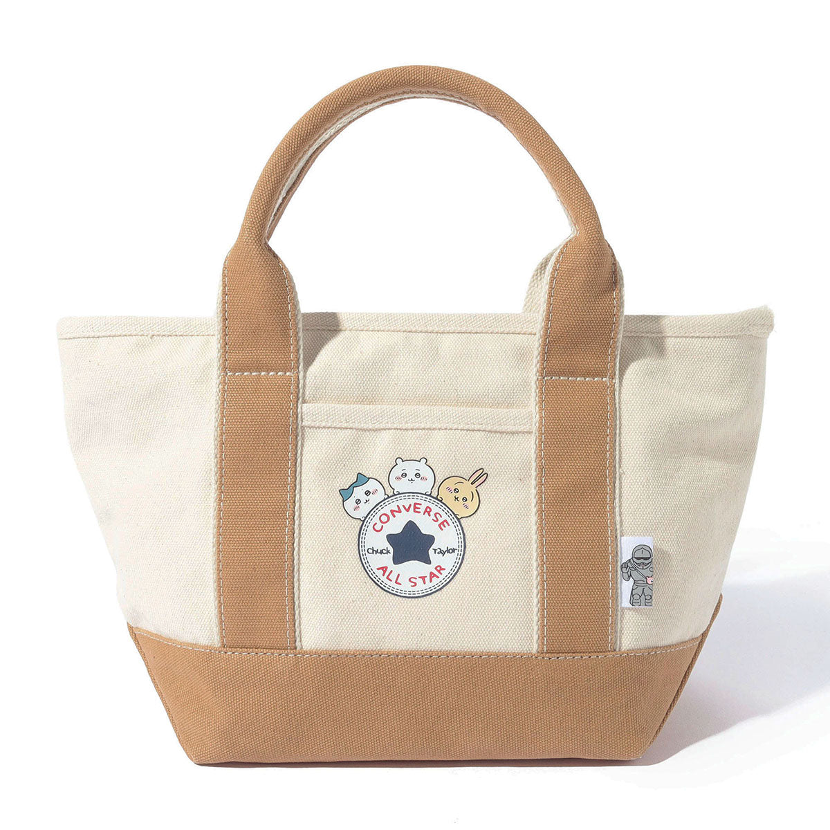吉伊卡哇×Converse 小號帆布手提袋（米色） ちいかわ×コンバース キャンバストートバッグS（ベージュ）