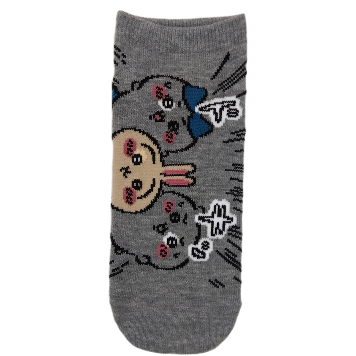 吉伊卡哇 運動鞋短襪（窺視） 女用 ちいかわ スニーカーソックス（覗き） レディース用
