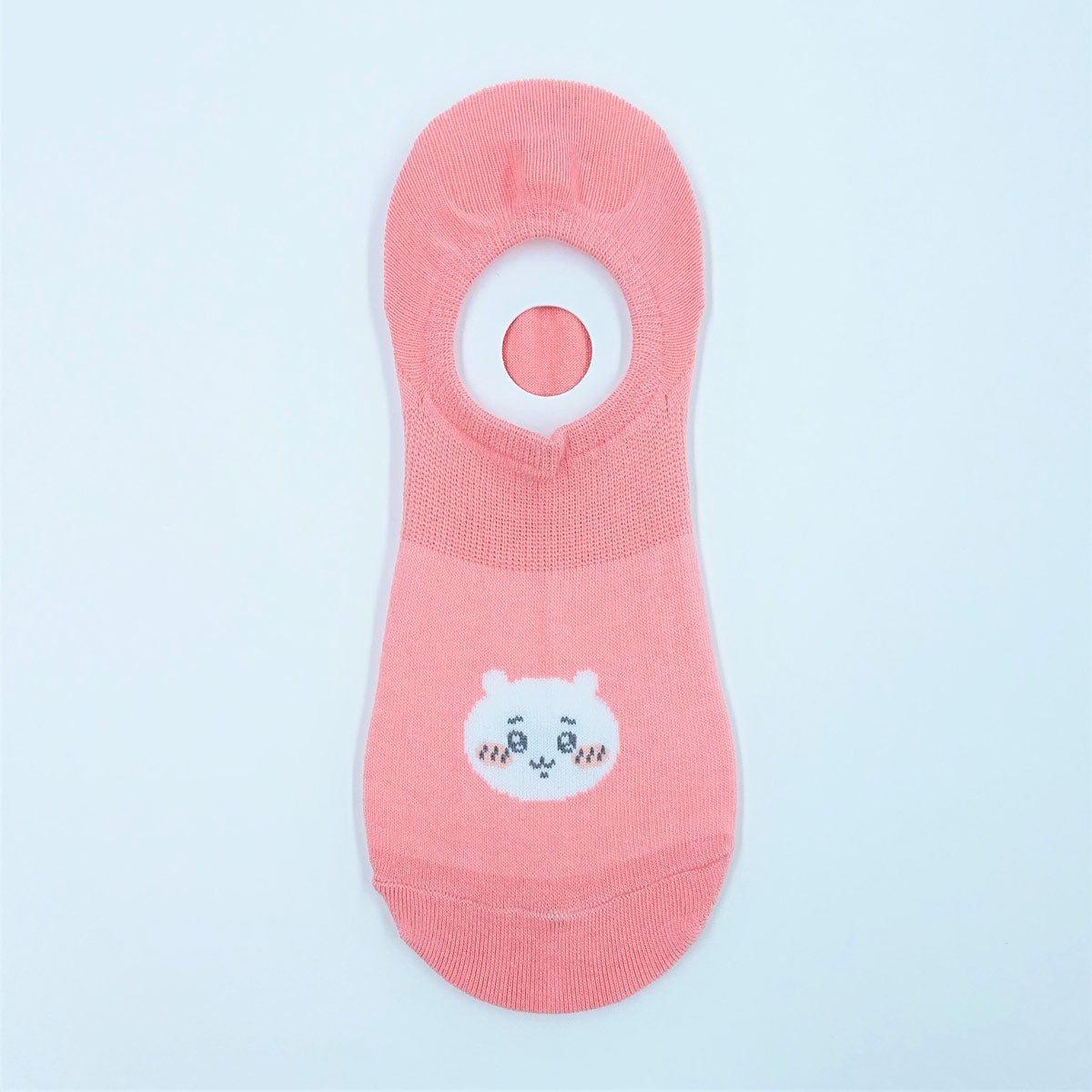 吉伊卡哇 可愛鞋襪（吉伊卡哇 鮭魚粉） ちいかわ ココピタ スニーカー丈（ちいかわ サーモンピンク）