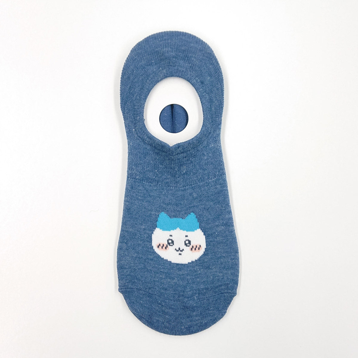吉伊卡哇 可愛鞋襪（小八貓 海軍藍） ちいかわ ココピタ スニーカー丈（ハチワレ ネイビー）