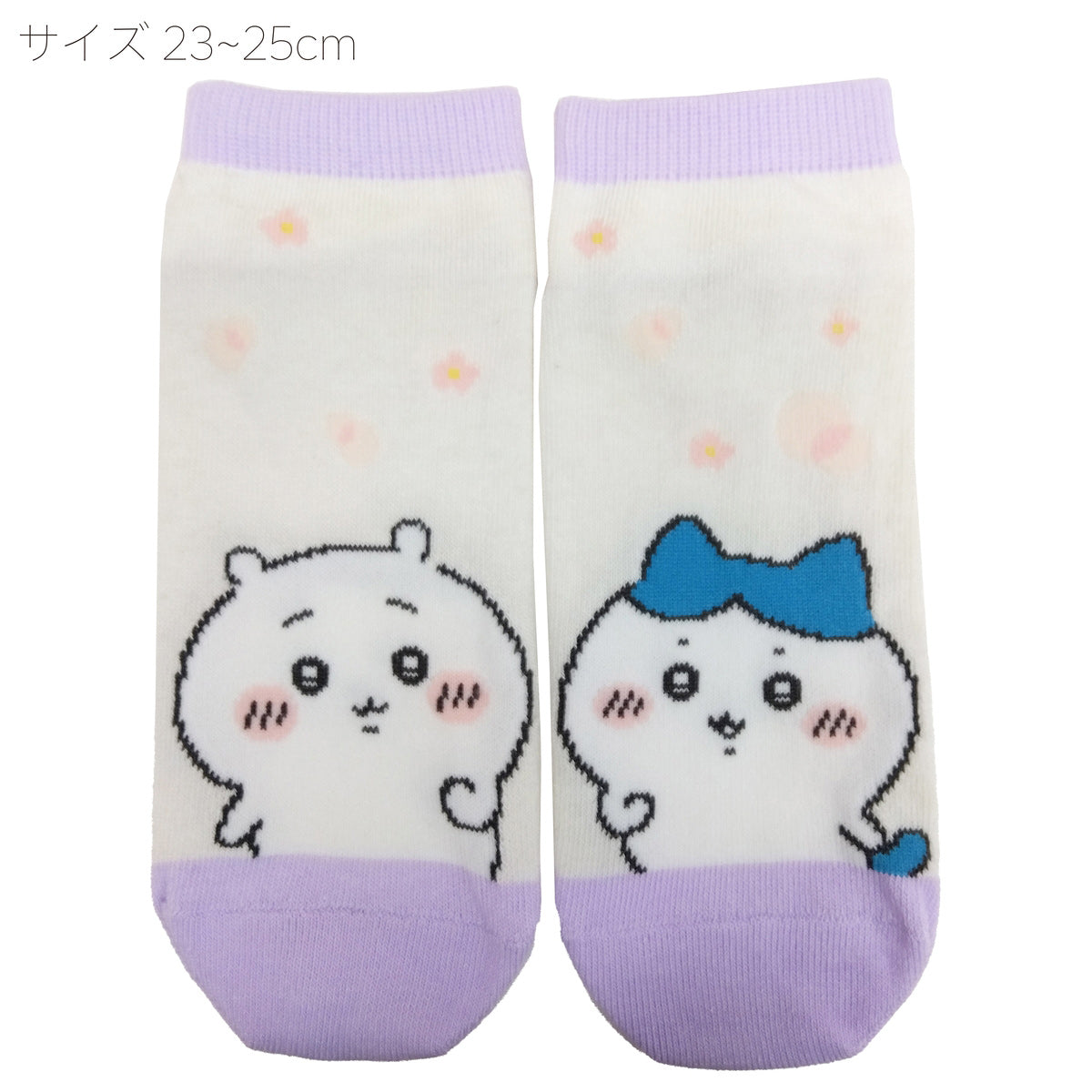 吉伊卡哇 運動鞋襪（吉伊卡哇&小八貓 左右） ちいかわ スニーカー丈ソックス（ちいかわハチワレ左右）