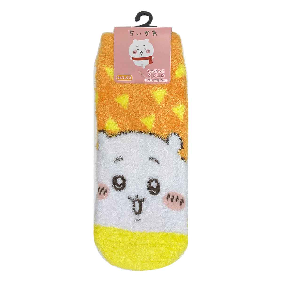 吉伊卡哇 毛茸茸襪子（吉伊卡哇三角） ちいかわ もっこもこ靴下（ちいかわさんかく）