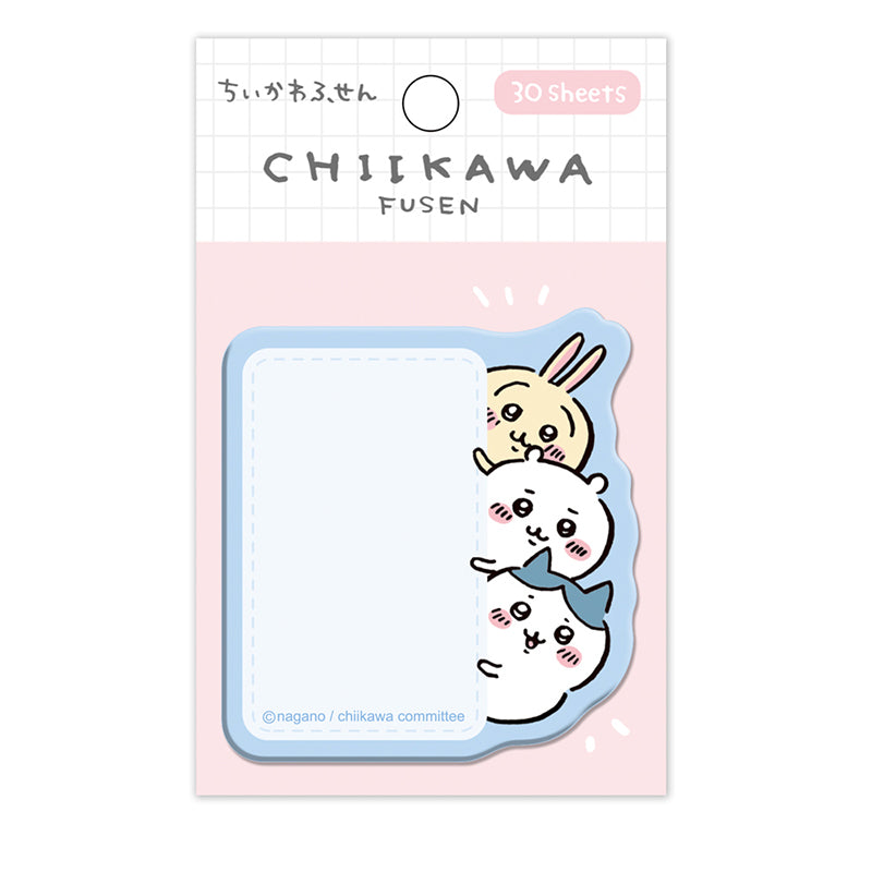 吉伊卡哇 雕刻便條紙（吉伊卡哇＆小八貓＆兔子） ちいかわ ダイカット付箋（ちいかわ＆ハチワレ＆うさぎ）