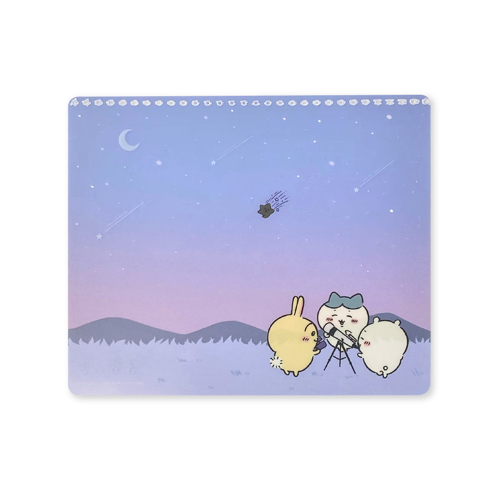 吉伊卡哇 可夾式抗菌滑鼠墊（天文觀測） ちいかわ はさめる抗菌マウスパッド（天体観測）