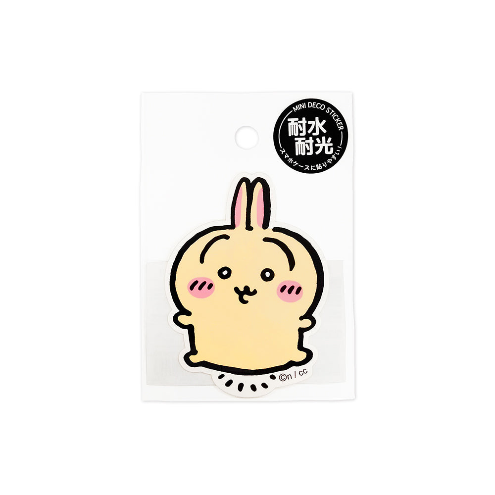 吉伊卡哇 迷你裝飾貼紙 (兔兔2) ちいかわ ミニデコステッカー（しろめうさぎ）