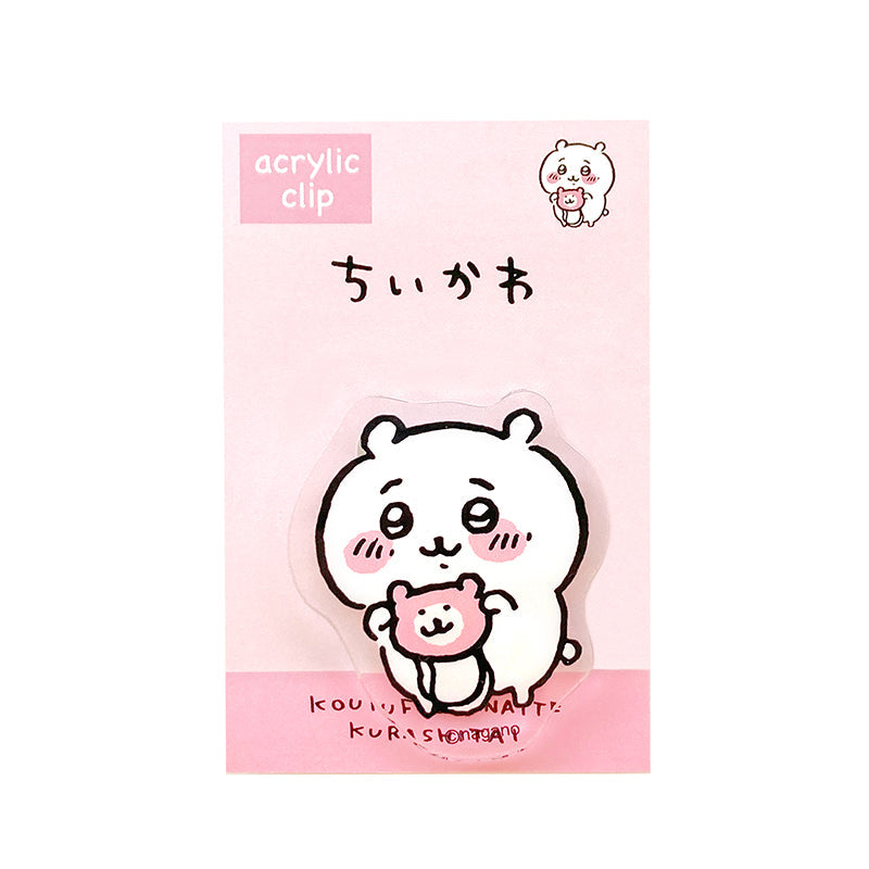吉伊卡哇 壓克力夾子（小包） ちいかわ アクリルクリップ（ポシェット）