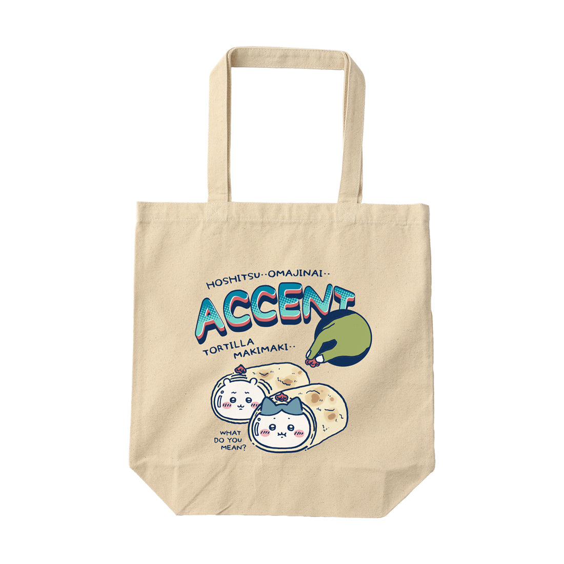 吉伊卡哇 吉伊卡哇餐廳 托特包 ACCENT 自然 ちいかわ ちいかわレストラン トートバッグ ACCENT ナチュラル