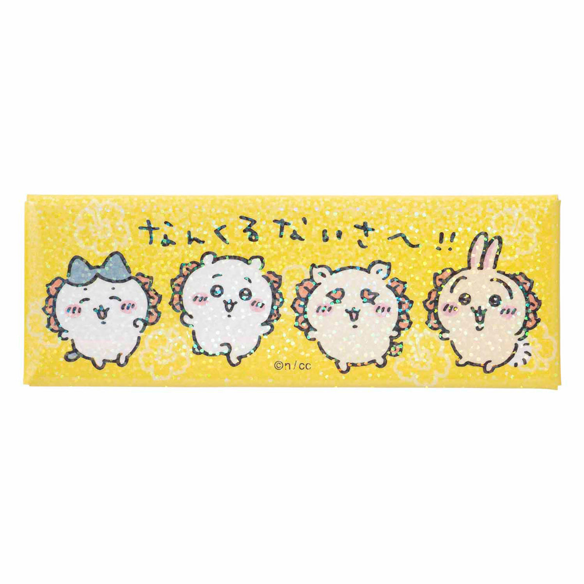 吉伊卡哇 風獅爺的伴手禮店 閃亮全息迷你磁鐵（總會有辦法的！！） ちいかわ シーサーのおみやげやさん シャイニーホログラムマグネット・ミニ！（なんくるないさ～！！）