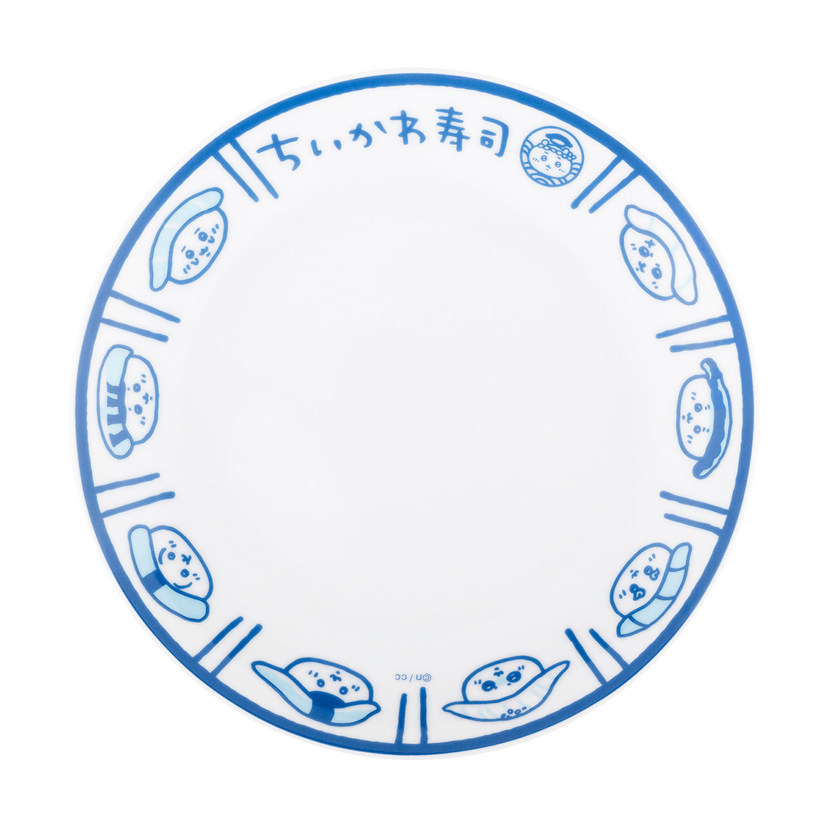 吉伊卡哇 吉伊卡哇壽司 吉伊卡哇壽司店風格大盤（中等） ちいかわ ちいかわ寿司 お寿司屋さんみたいなお皿（並）