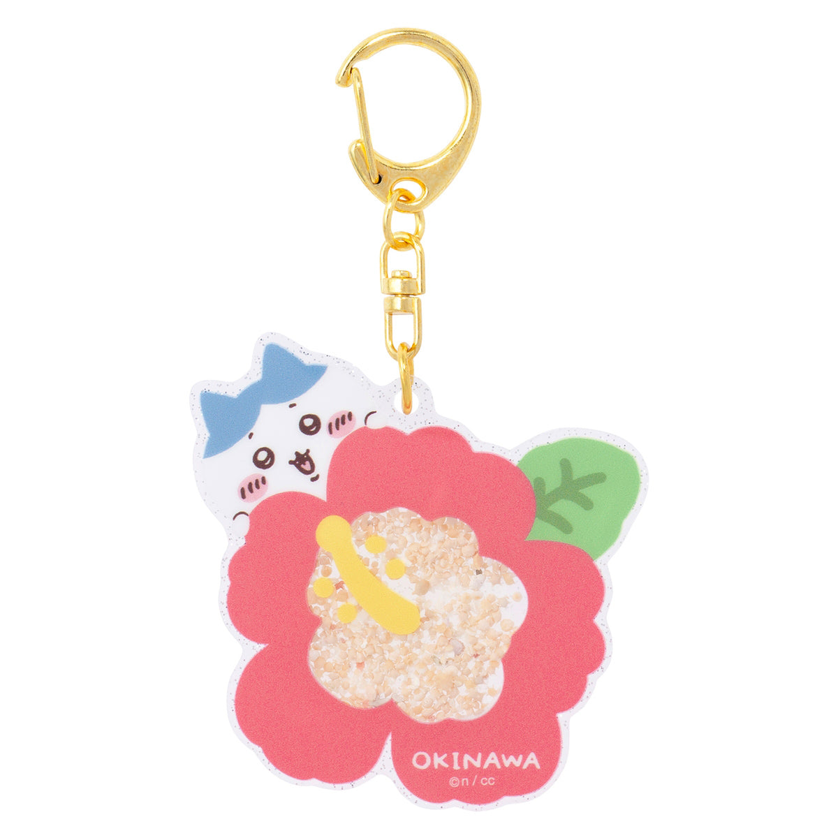 吉伊卡哇 風獅爺的特產店 沙沙鑰匙扣（小八貓） ちいかわ シーサーのおみやげやさん シャカシャカキーホルダー（ハチワレ）