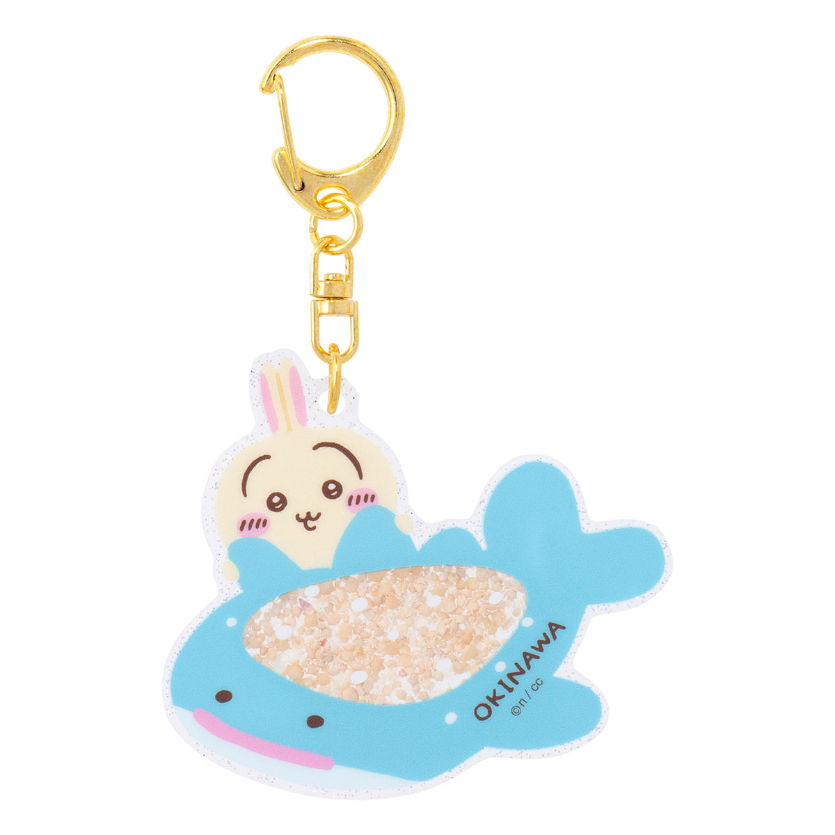 吉伊卡哇 風獅爺的特產店 沙沙鑰匙扣（兔兔） ちいかわ シーサーのおみやげやさん シャカシャカキーホルダー（うさぎ）