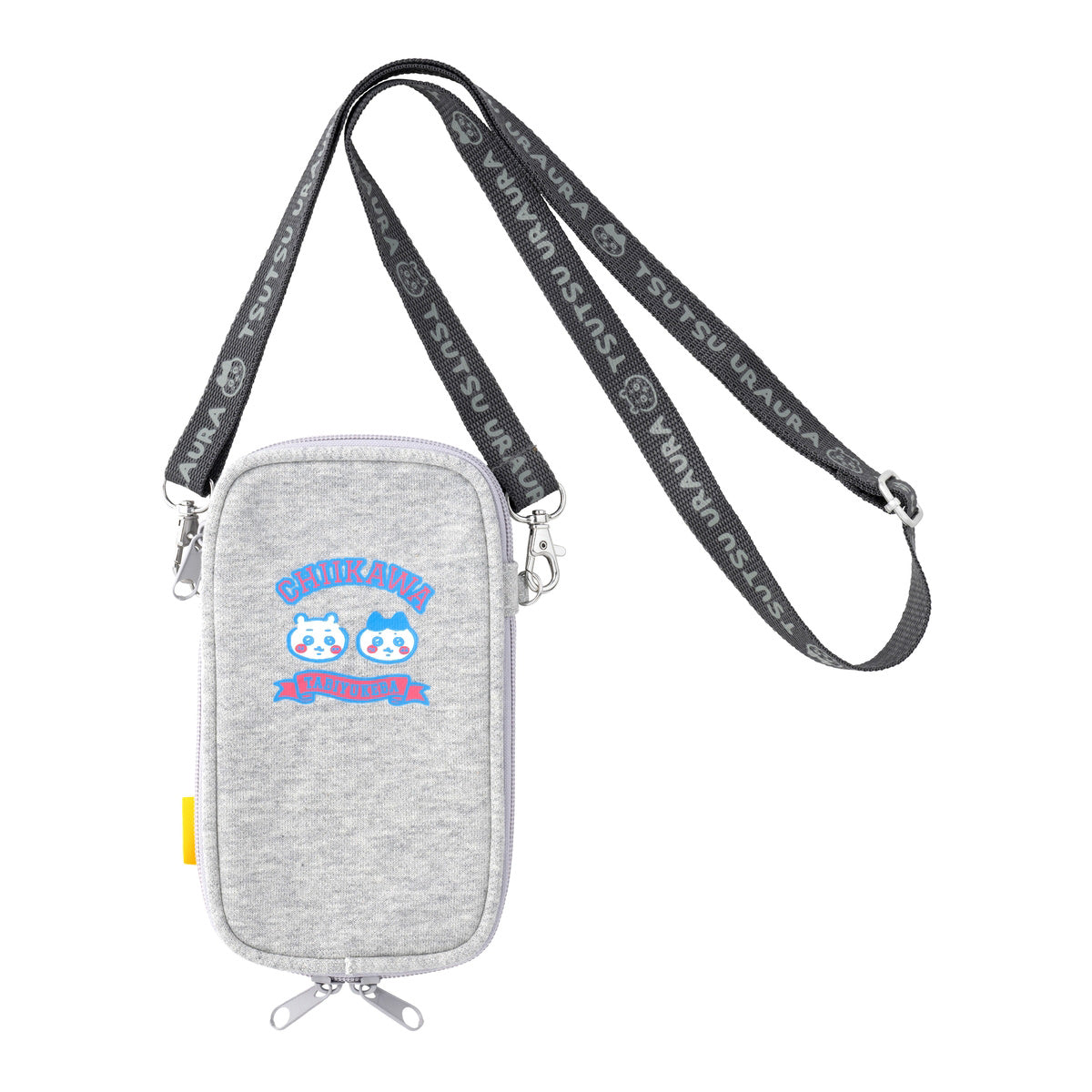 吉伊卡哇 側寬可擴展！衛衣材質斜挎包（吉伊卡哇 & 小八貓） ちいかわ マチが広がる！スウェットショルダーポーチ（ちいかわとハチワレ）