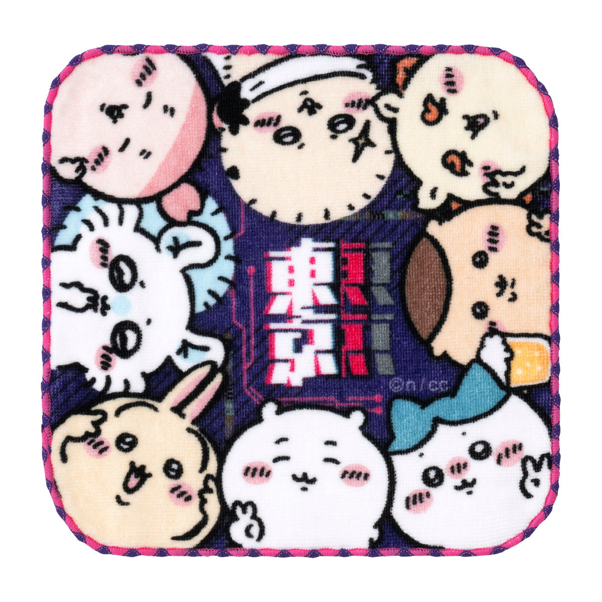 吉伊卡哇 東京吉伊卡哇 手帕（大家） ちいかわ トーキョーちいかわ ハンドタオル（みんな）