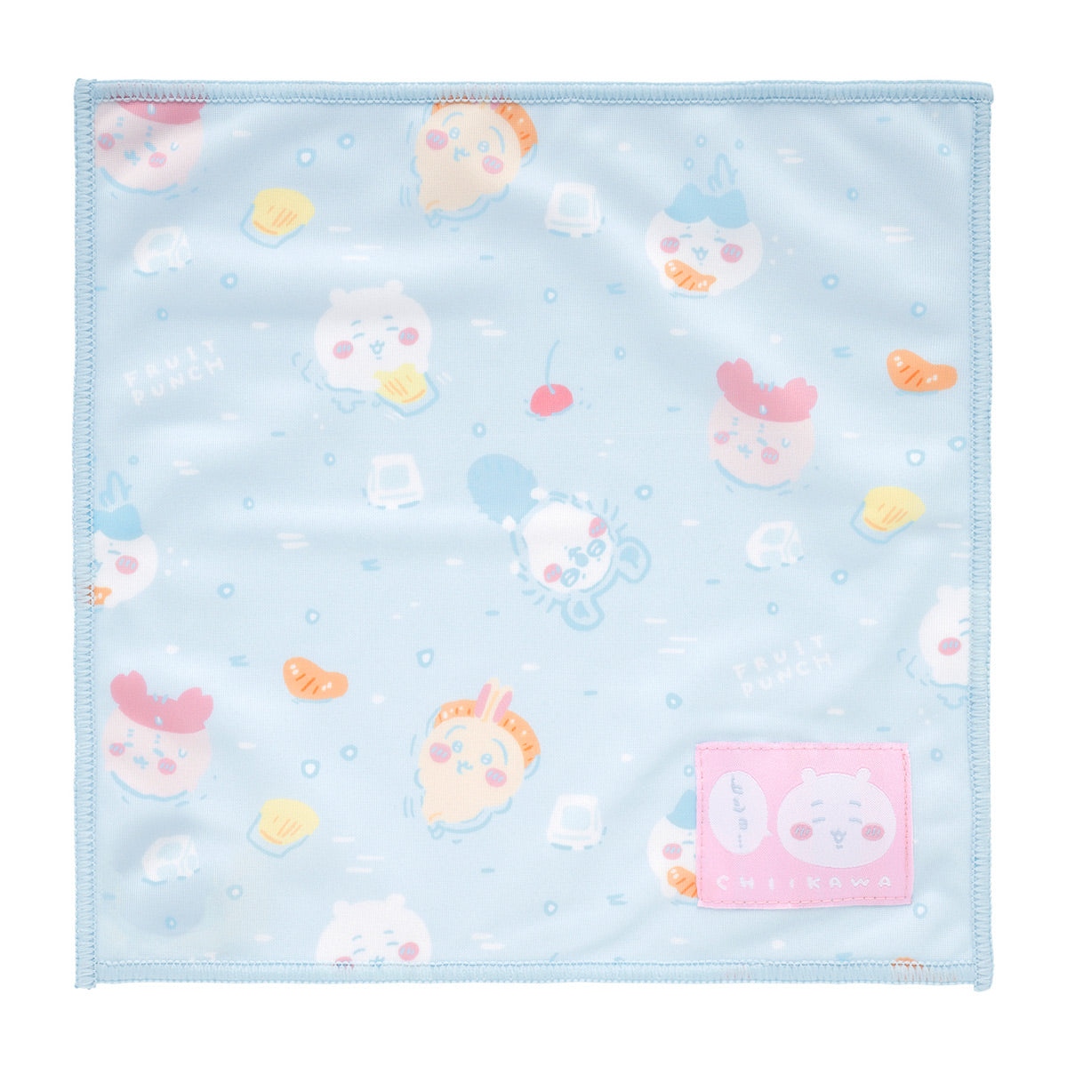 吉伊卡哇 冷感手帕（水果賓治） ちいかわ ひんやりハンカチ（フルーツポンチ）