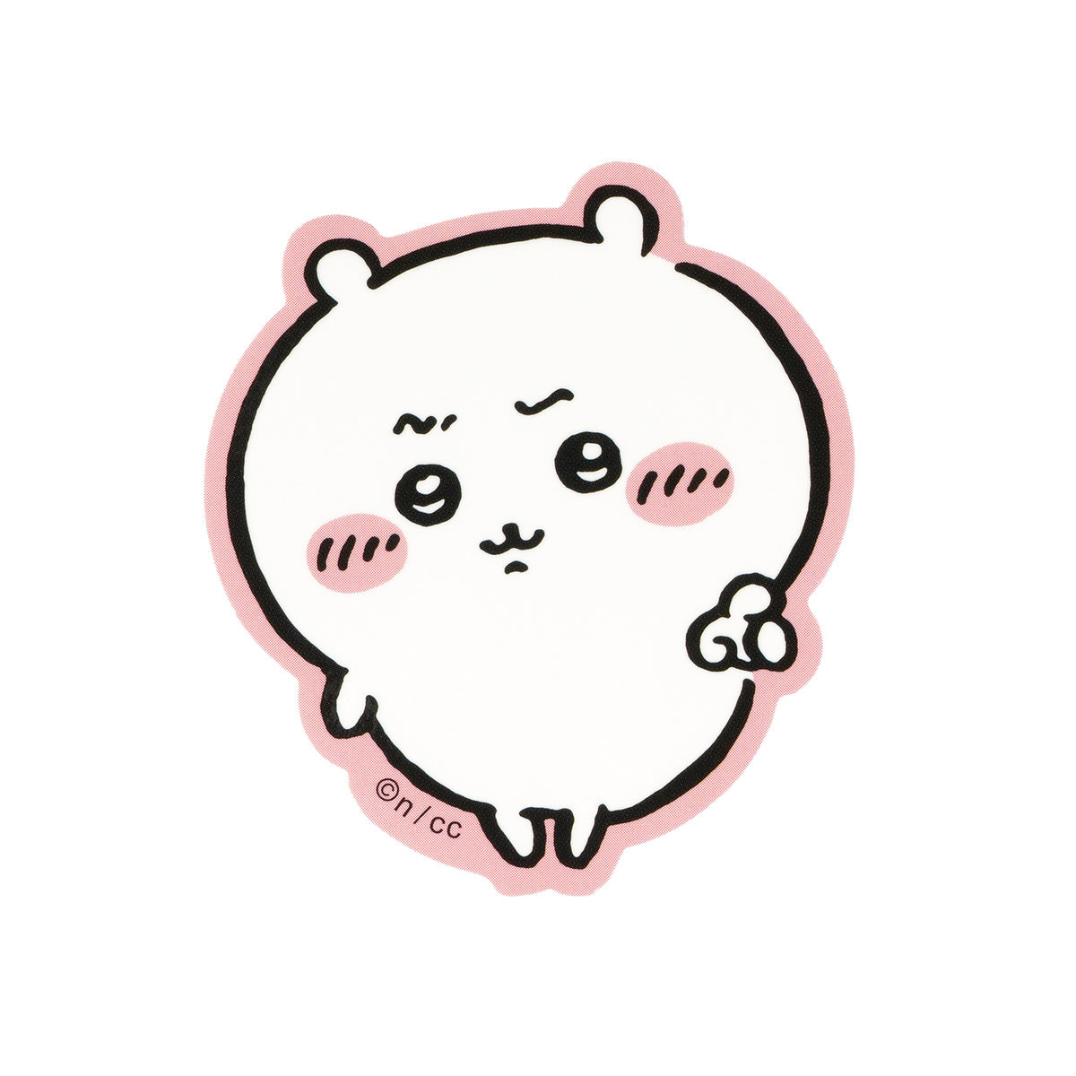 吉伊卡哇 貼紙（吉伊卡哇 啪!） ちいかわ スマホに貼れるサイズのステッカー（ちいかわ ビシッ）