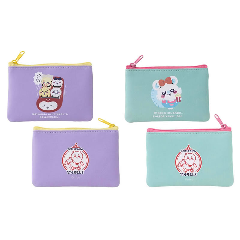 吉伊卡哇 歡樂遊樂園 2個一組小包（過山車） ちいかわ ワクワクゆうえんち 2個セットポーチ（ジェットコースター）