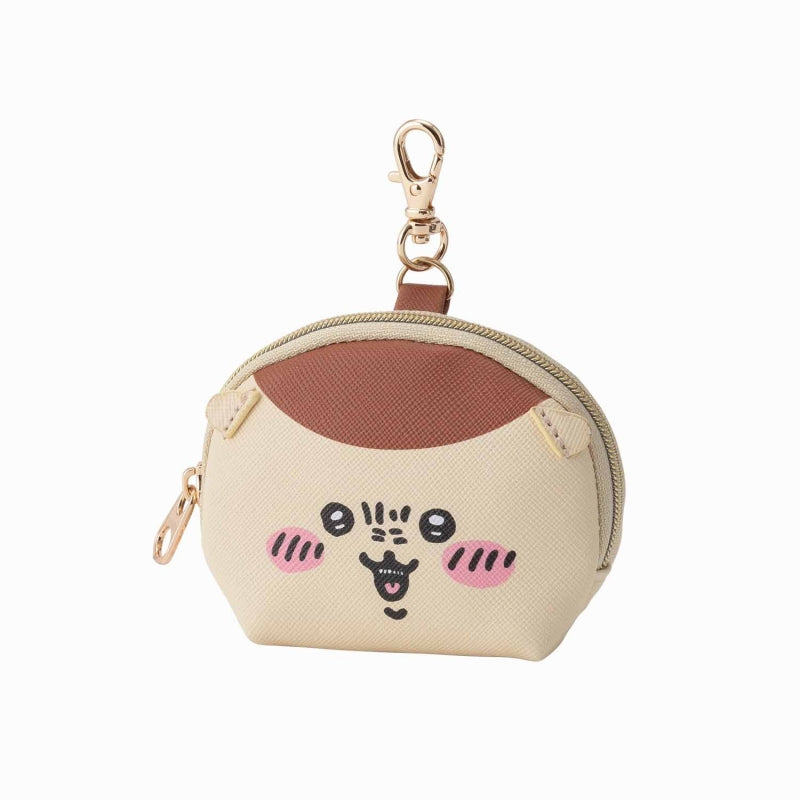 吉伊卡哇 貝殼型小臉迷你包（栗子饅頭） ちいかわ シェル型おかおミニポーチ（くりまんじゅう）