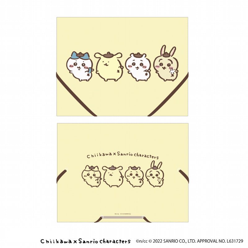吉伊卡哇×三麗鷗角色 文件夾（POMPOMPURIN×吉伊卡哇） ちいかわ×サンリオキャラクターズ ドキュメントファイル（ポムポムプリン×ちいかわ）
