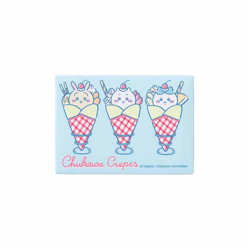 吉伊卡哇可麗餅 方形磁鐵（變成可麗餅了） ちいかわクレープ スクエアマグネット（クレープになっちゃった）