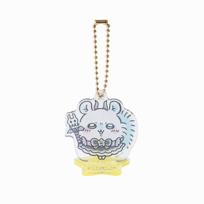 魔法吉伊卡哇 可變身為擺設的全息壓克力鑰匙圈（莫莫加） まじかるちいかわ アクスタにもなるホログラムアクリルキーホルダー（モモンガ）