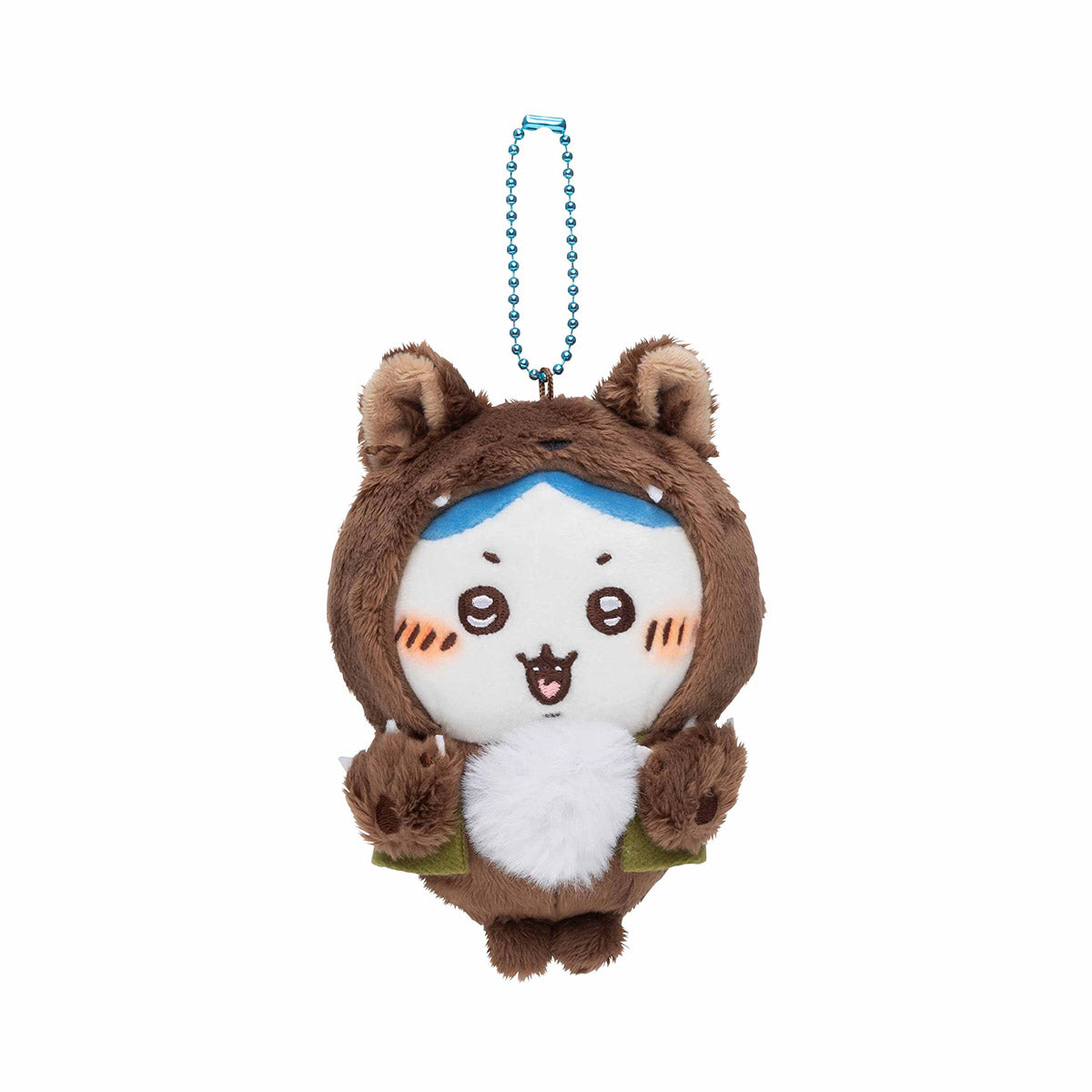 吉伊卡哇 假裝！吊飾（狼型小八貓） ちいかわ 仮装しちゃう！マスコット（オオカミなハチワレ）