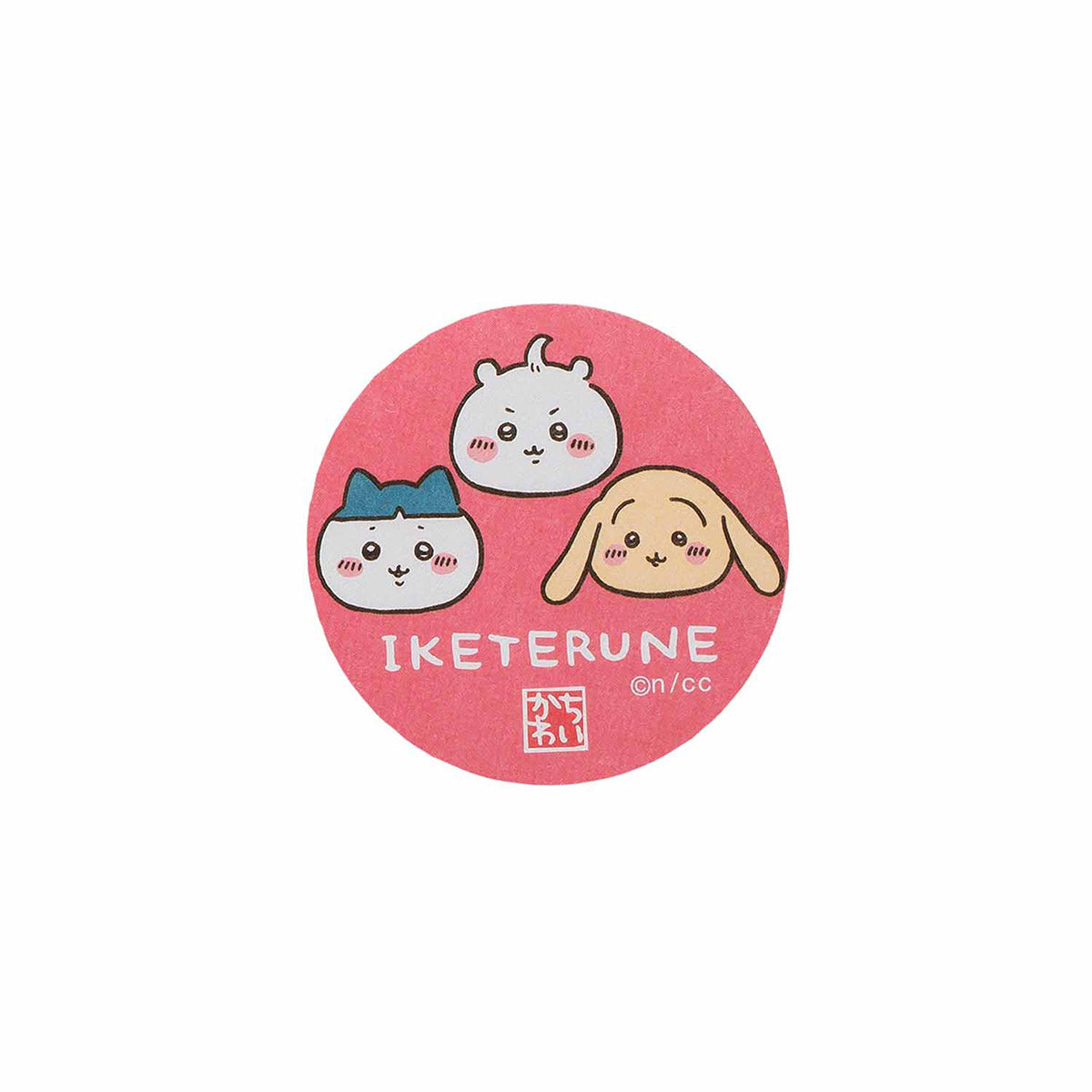 吉伊卡哇 東京特產 可貼於手機的和紙貼紙（IKETERUNE） ちいかわ 東京みやげ スマホに貼れるサイズの和紙ステッカー（IKETERUNE）