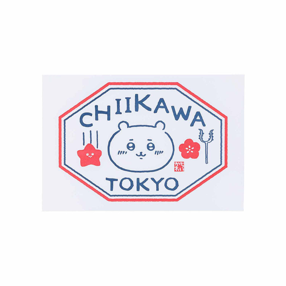 吉伊卡哇 東京特產 活版卡（CHIIKAWA TOKYO） ちいかわ 東京みやげ 活版カード（CHIIKAWA TOKYO）