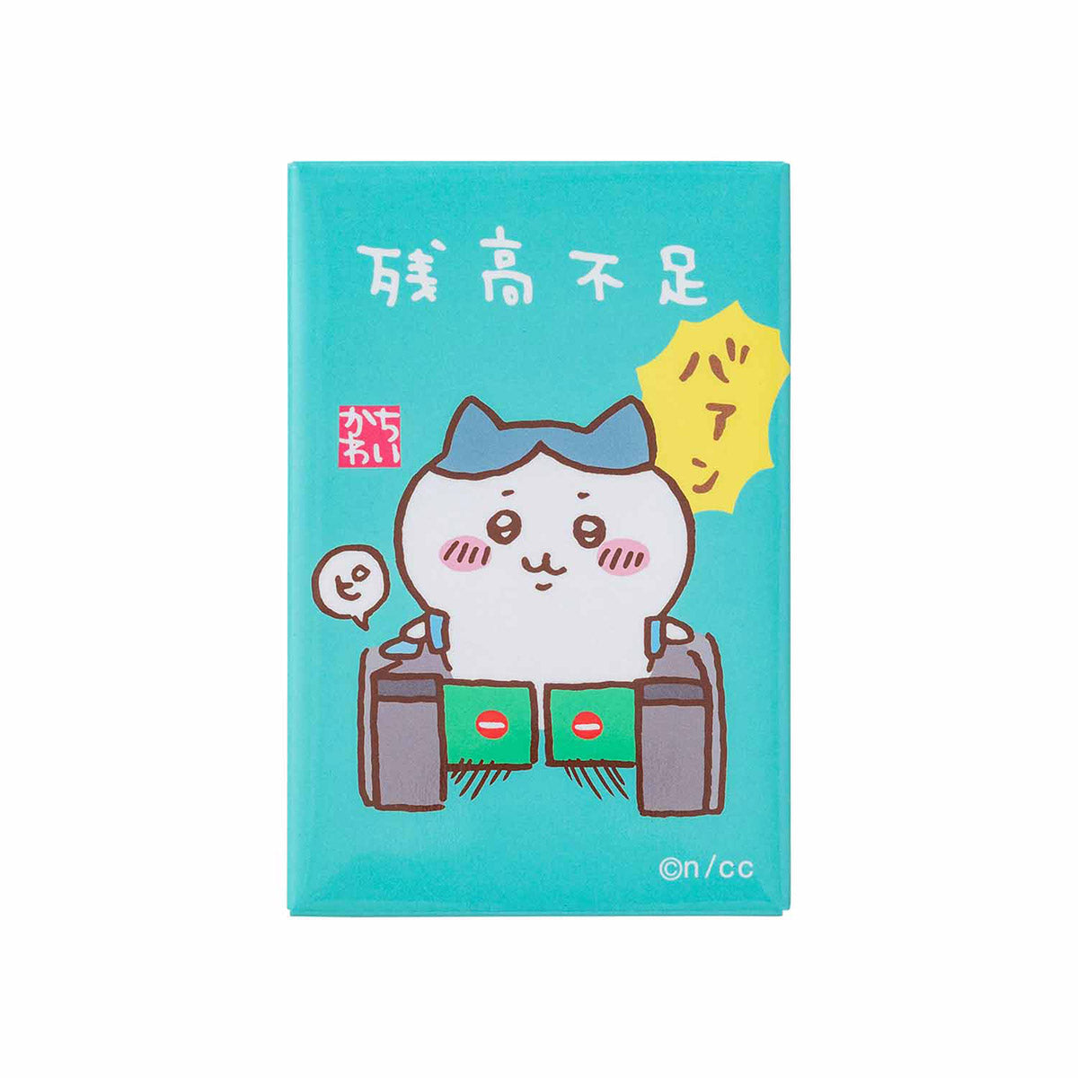 吉伊卡哇 東京特產 方形磁鐵（餘額不足） ちいかわ 東京みやげ スクエアマグネット（残高不足）