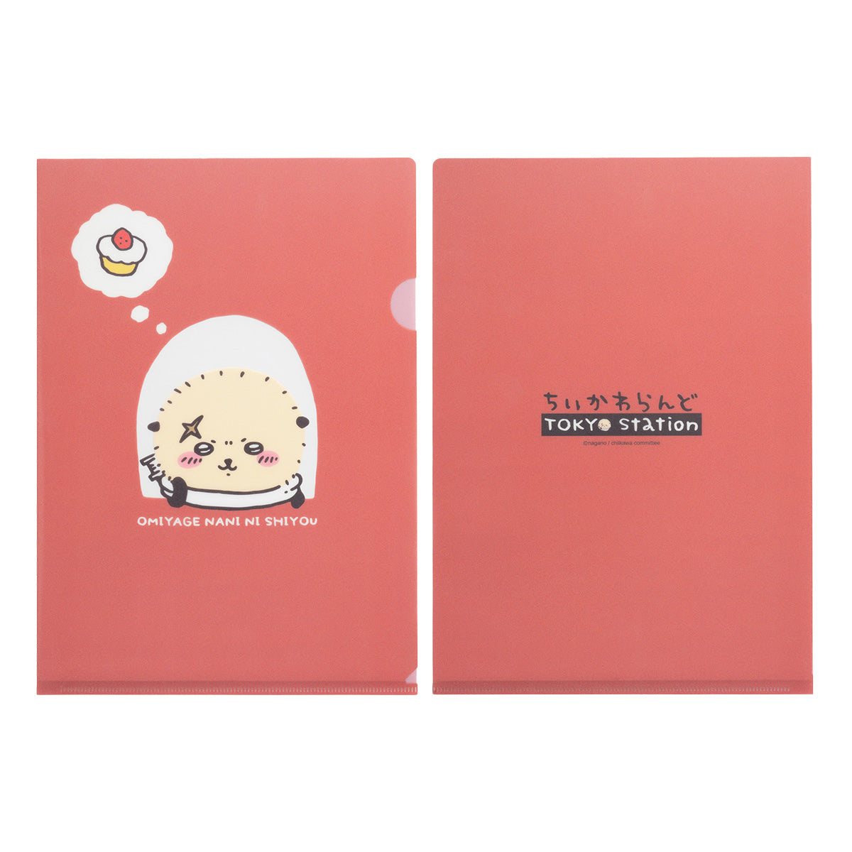 吉伊卡哇  東京特產 透明文件夾（窗外的海獺） ちいかわ 東京みやげ クリアファイル（窓からラッコ）