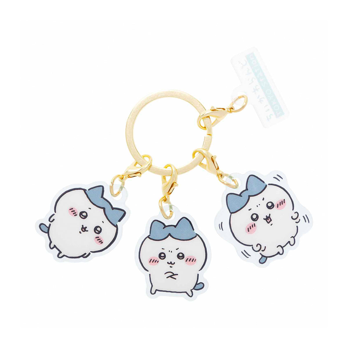 吉伊卡哇  東京特產 分開使用！3連壓克力吊飾（小八貓） ちいかわ 東京みやげ 分けられる！3連アクリルチャーム（ハチワレ）