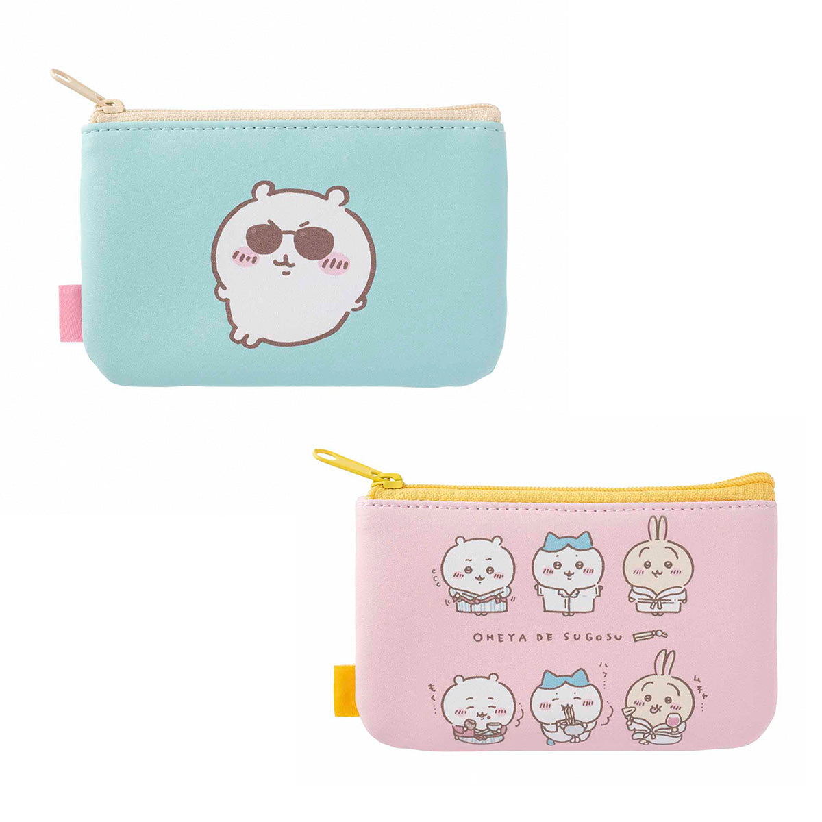 吉伊卡哇  東京特產 單面網眼2個套裝包（吉伊卡哇觀光） ちいかわ 東京みやげ 片面メッシュな2個セットポーチ（ちいかわ観光）