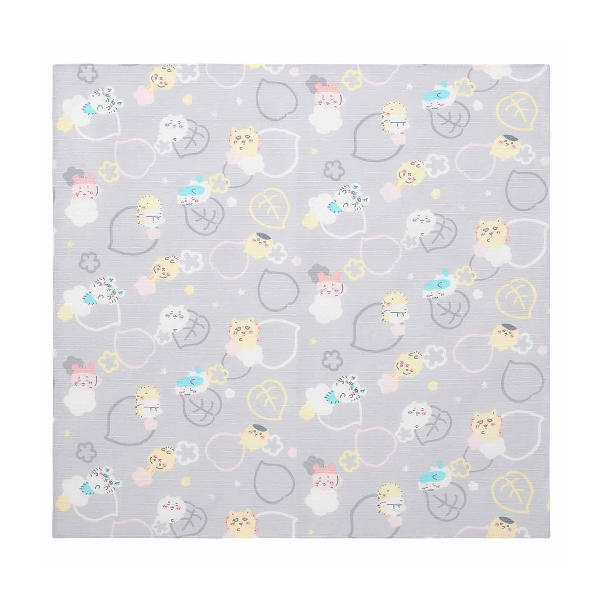 吉伊卡哇  東京特產 小風呂敷（灰色） ちいかわ 東京みやげ 小風呂敷（グレー）