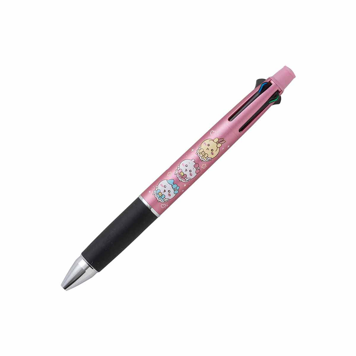 吉伊卡哇 超魔法吉伊卡哇 三色筆（粉紅） ちいかわ 超まじかるちいかわ ジェットストリーム（ピンク）