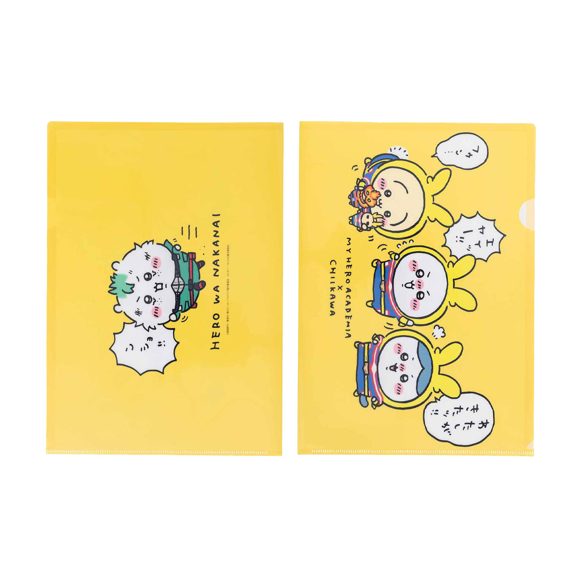 吉伊卡哇 × 我的英雄學院 A4透明文件夾（All Might） 僕のヒーローアカデミア×ちいかわ A4クリアファイル（オールマイト）