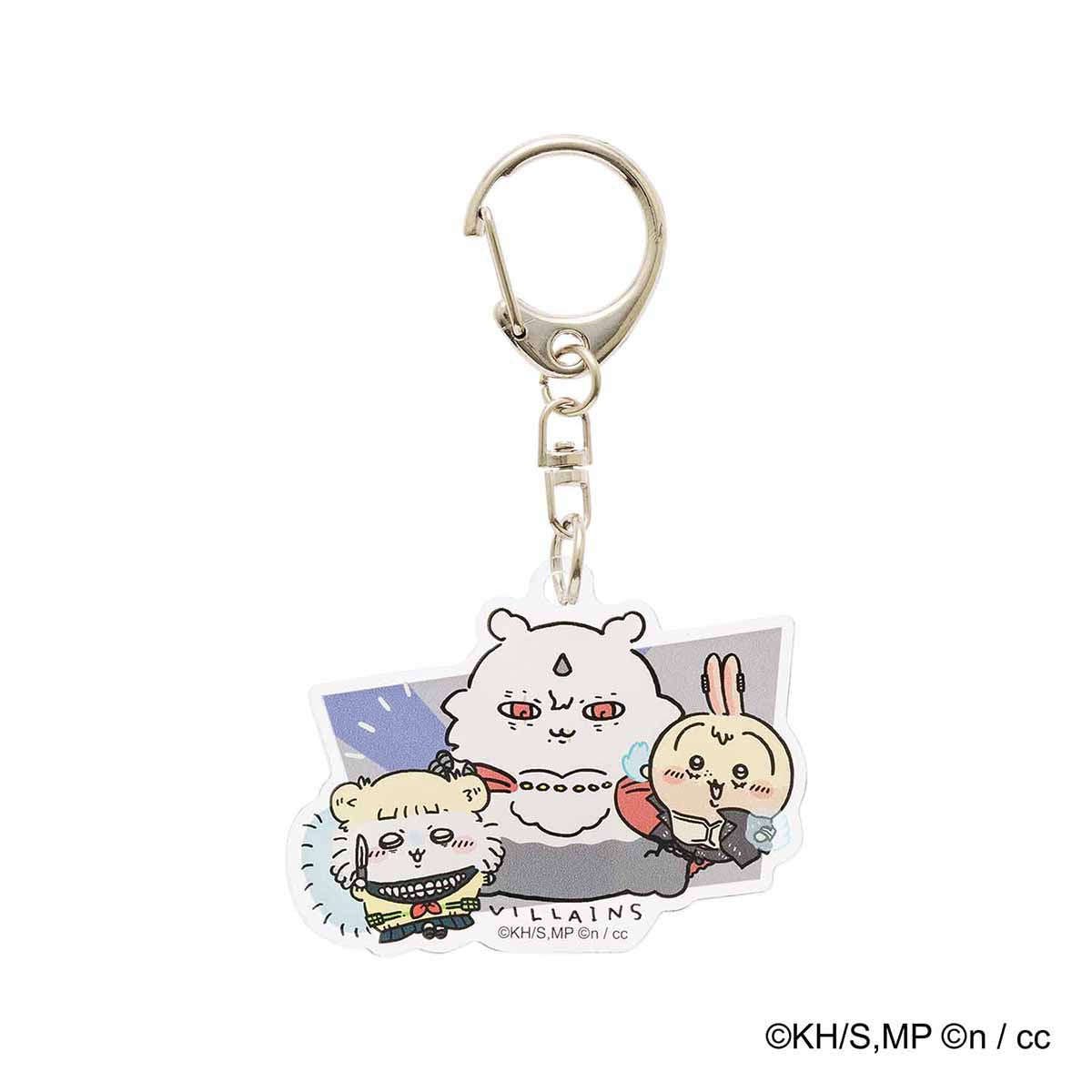吉伊卡哇 × 我的英雄學院 丙烯酸鑰匙圈（敵＜惡棍＞） 僕のヒーローアカデミア×ちいかわ アクリルキーホルダー（敵＜ヴィラン＞）