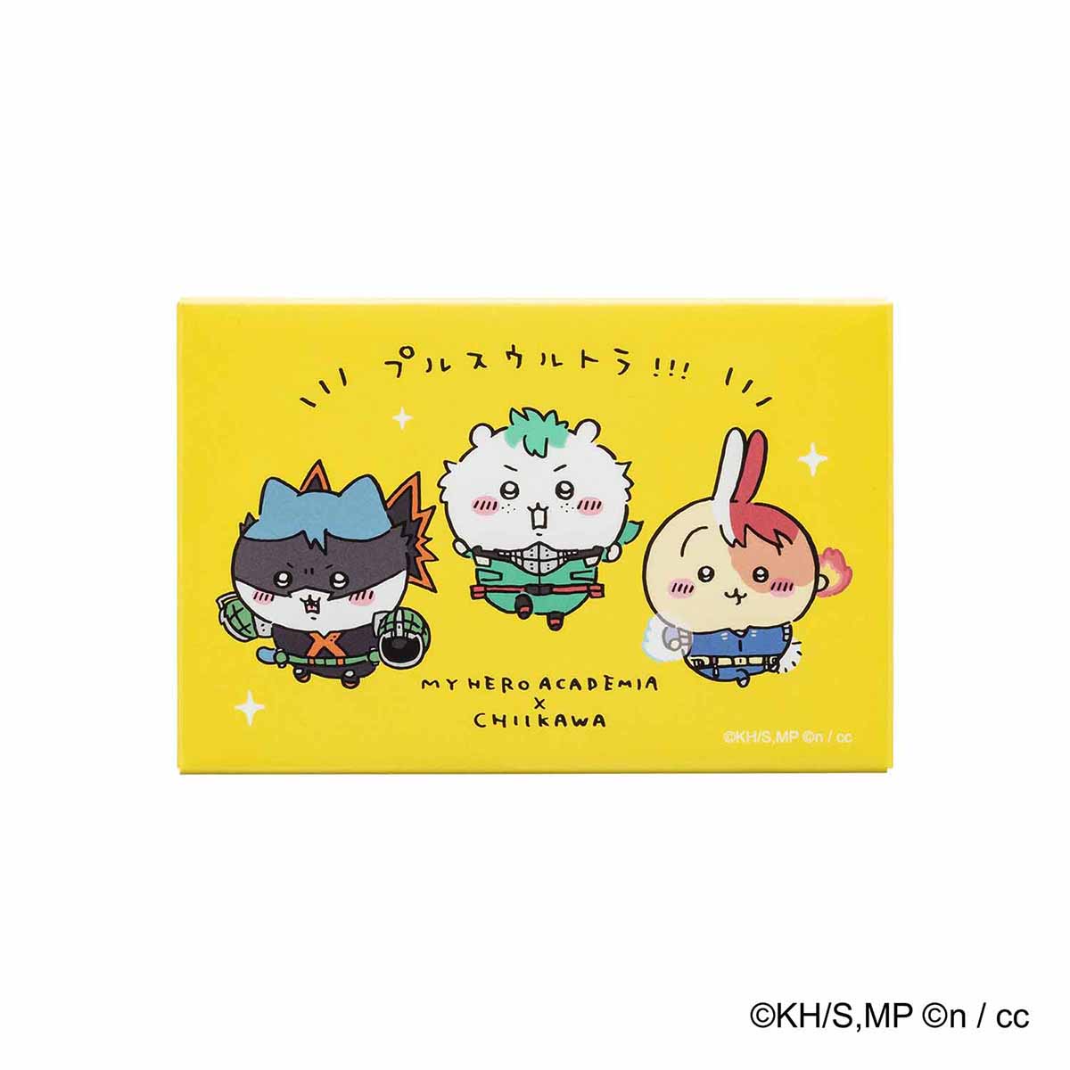 吉伊卡哇 × 我的英雄學院 方形磁鐵（Plus Ultra！！！） 僕のヒーローアカデミア×ちいかわ スクエアマグネット（プルスウルトラ！！！）